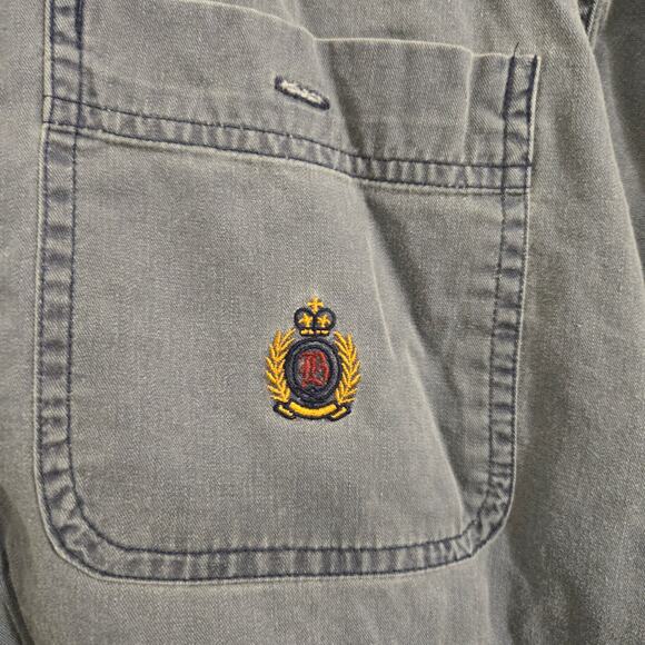 Bugle Boy Company VTG Men’s Button Up Shirt XL Gray Long Sleeve Casual Classic - Picture 2 of 7